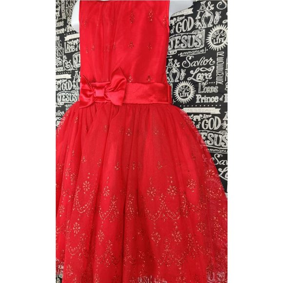 Pinky Dress Sz 7 - Picture 4 of 9